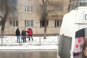 Появилось видео с места пожара в пензенском пятиэтажном доме
