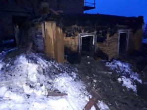 Появились снимки с места пожара в Пензенской области, где погибла пенсионерка