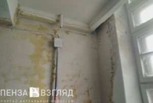 В разрушающемся доме на улице Краснова в Пензе возник риск утечки газа