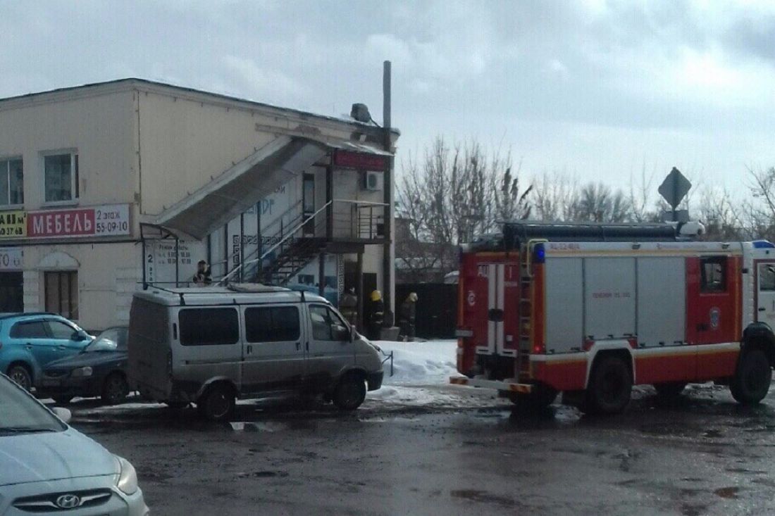 Пензенцы сообщают о пожаре в центре города