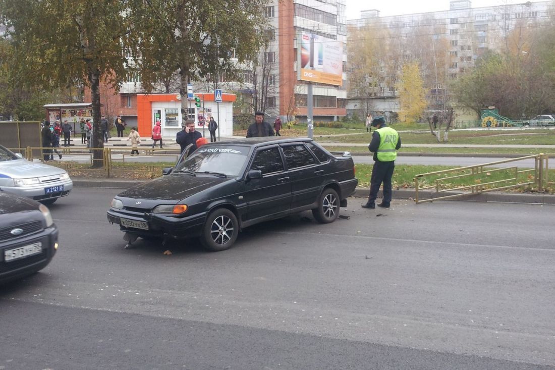 Водитель пенза. Затормозил и вылетел на встречку.