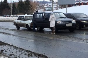 В Пензе в аварию попали два легковых автомобиля