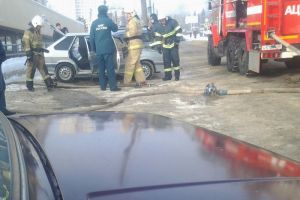 В Пензе на Южной поляне загорелся «ВАЗ»