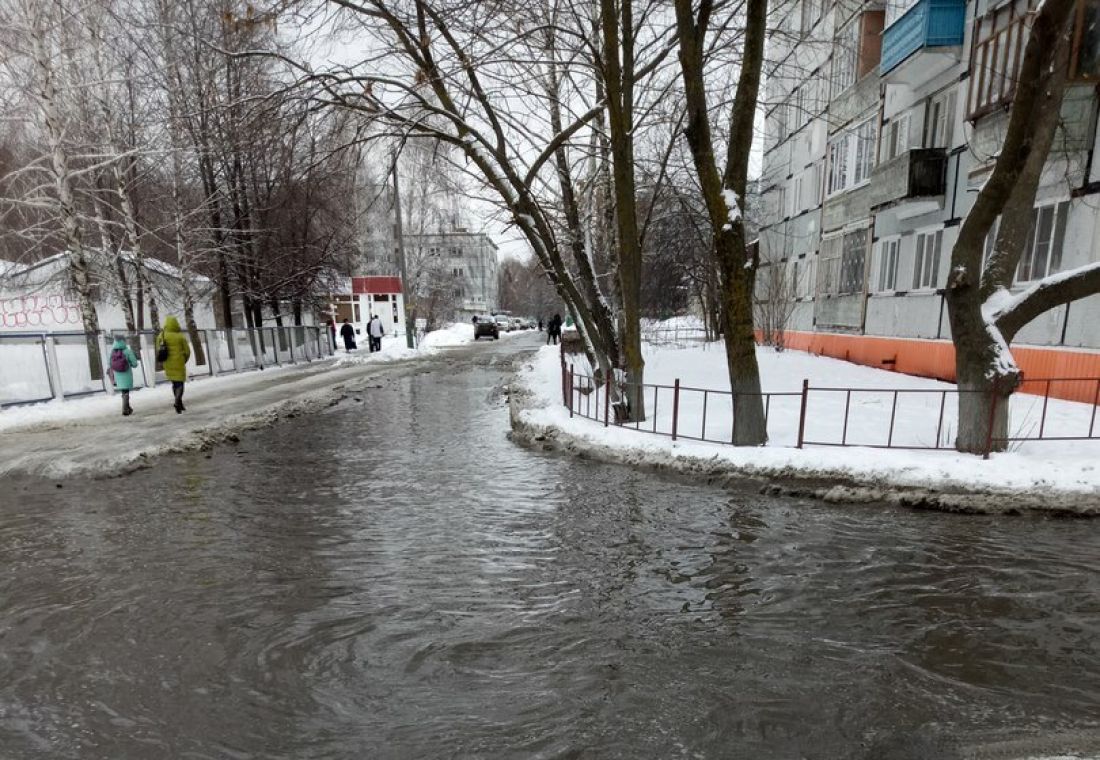 Пенза весной фото Пензенцы пожаловались на болота вместо дорог