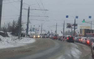 «Мы не приедем на работу». На выездах из города Спутник под Пензой образовались гигантские пробки