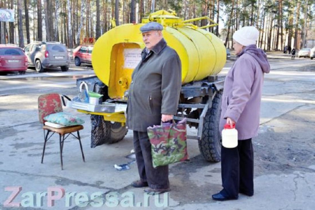 С улиц Заречного исчезли бочки с молоком