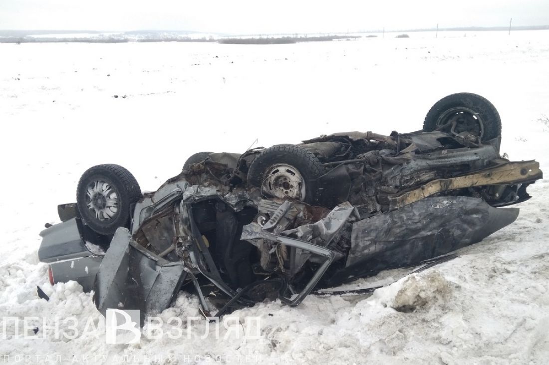 Жуткая авария под Пензой: один погибший, двое пострадавших