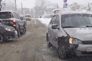 На Южной поляне в Пензе «ВАЗ» попал в аварию
