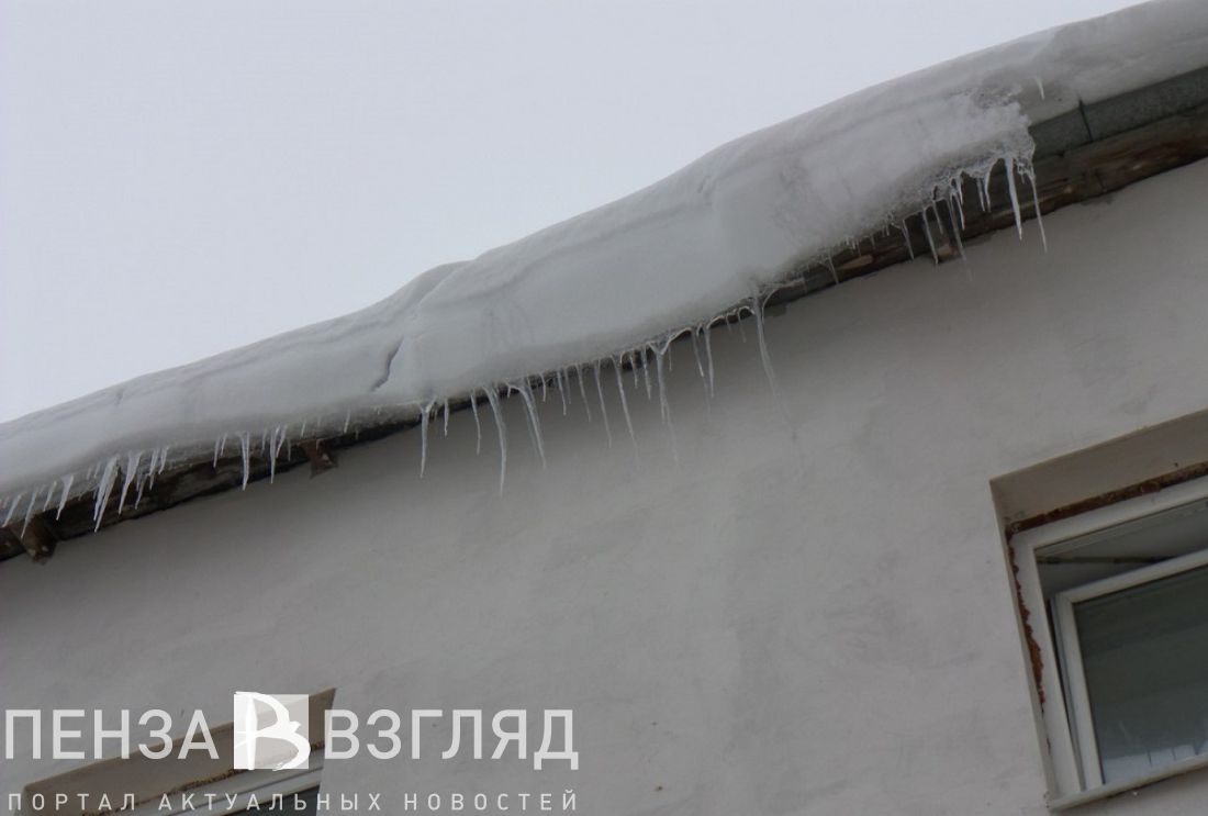 Мэр поручил посмотреть, есть ли на пензенских садиках и школах наледь