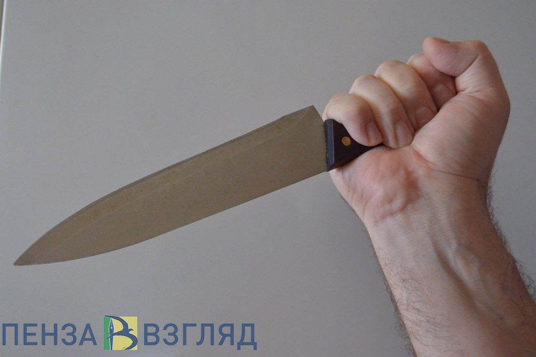 Житель Пензенской области пырнул ножом знакомого и попытался скрыться