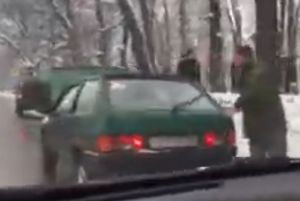 Пензенцы сообщают об аварии на ул. Лермонтова