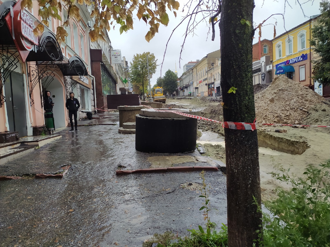 На Московской улице в Пензе построили мост